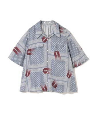 UNDERCOVER Pre Collection (Women)/アンダーカバー プレ コレクション 総柄開襟半袖シャツ　ＵＰ１Ｅ１４０６